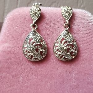 Silver Dangling Earrings